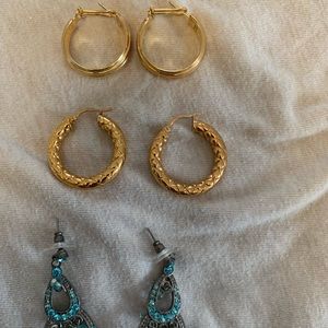 3 piece set of studded bracelets